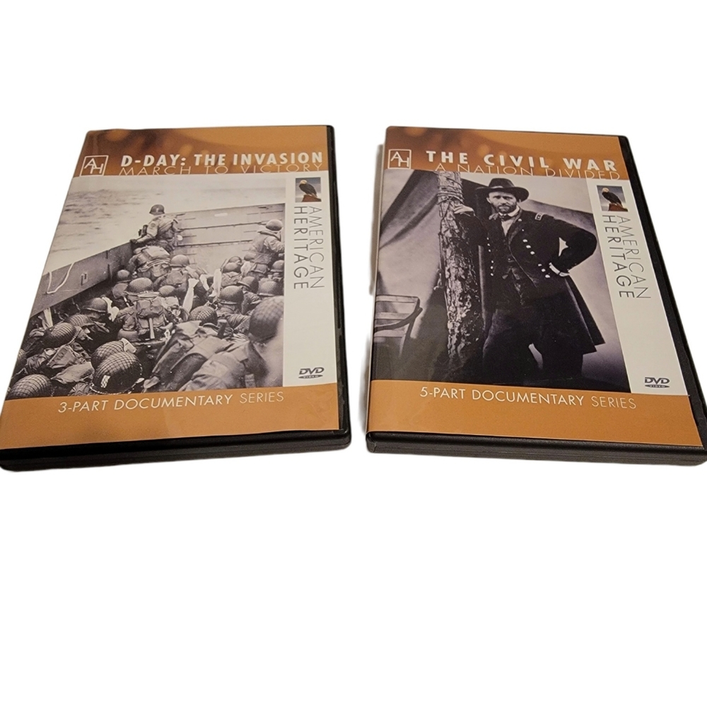 2 American Heritage historical dvds